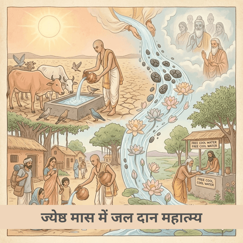 ज्येष्ठ मास में जल दान महात्म्य