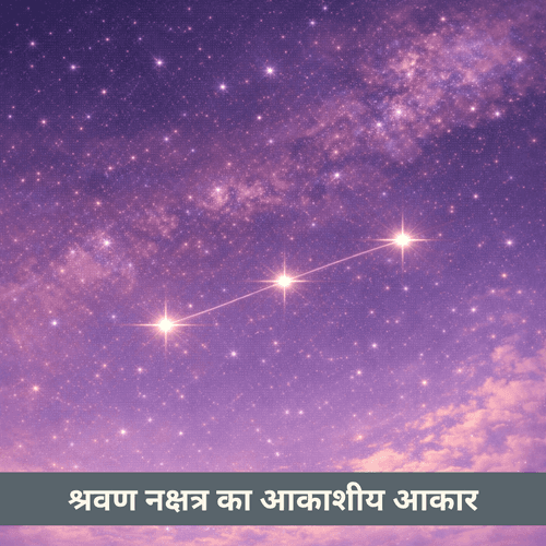 श्रवण नक्षत्र: मकर राशि में रेखीय आकाश