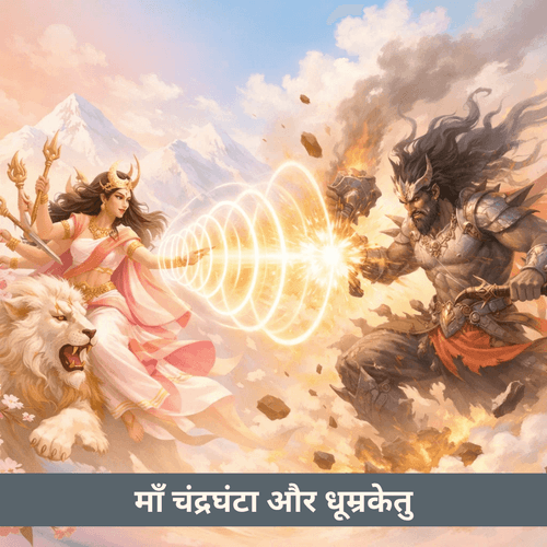 माँ चंद्रघंटा और अजेय असुर धूम्रकेतु की गाथा