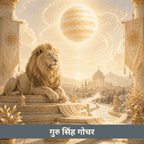 सिंह राशि में गुरु गोचर: राजसी सम्मान, रचनात्मक सफलता और उज्ज्वल विकास