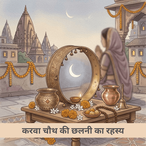 करवा चौथ की छलनी का रहस्य