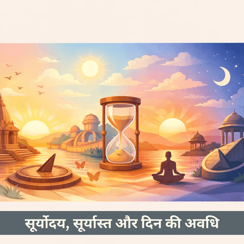 वैदिक ज्योतिष में सूर्योदय, सूर्यास्त और दिन की अवधि