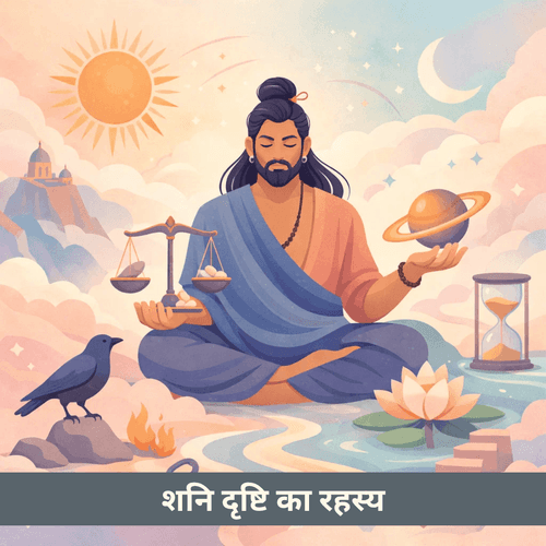 शनि दृष्टि का रहस्य: कर्म, ध्यान और संतुलन