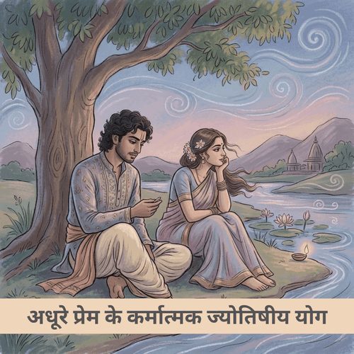अधूरे प्रेम के कर्मात्मक ज्योतिषीय योग
