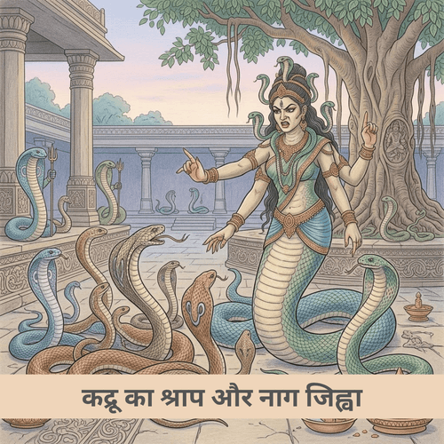 कद्रू का श्राप और नाग जिह्वा