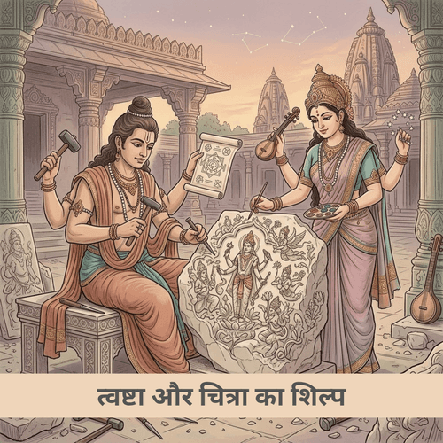 त्वष्टा और चित्रा का शिल्प