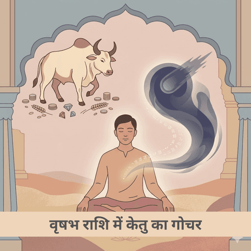 वृषभ राशि में केतु गोचर: आंतरिक समृद्धि और भौतिक मोह से दूरी