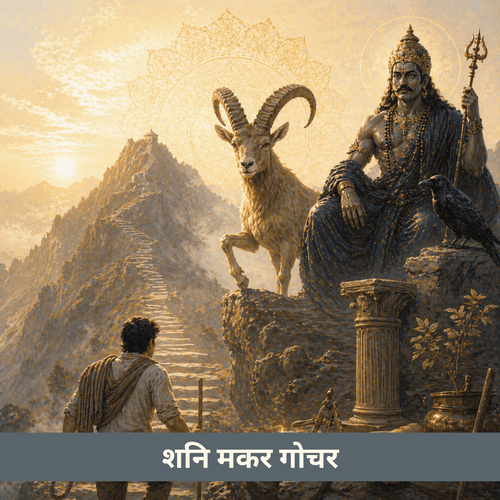 मकर राशि में शनि गोचर: करियर, अनुशासन और जिम्मेदार सफलता