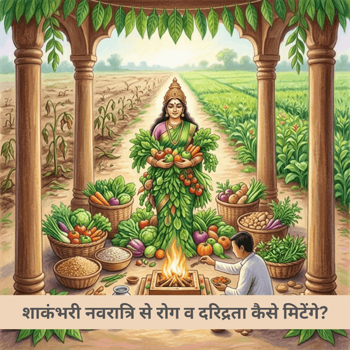 शाकंभरी नवरात्रि से रोग व दरिद्रता कैसे मिटेंगे?