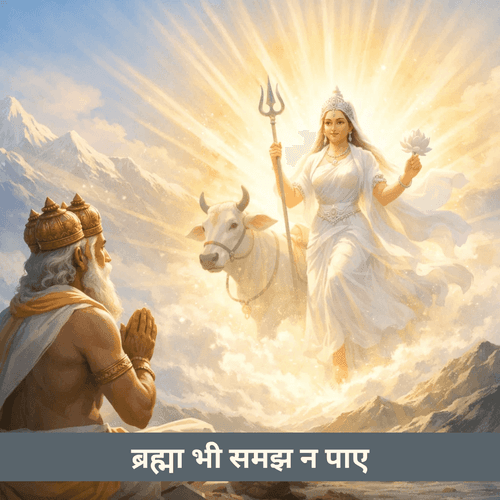 ब्रह्मा भी जिसे नहीं समझ सके, महागौरी का प्रकाश