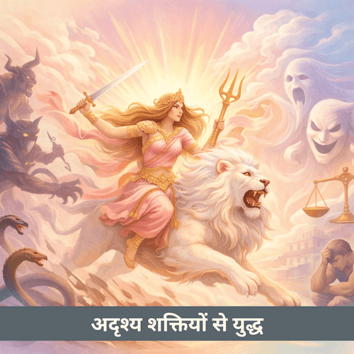 कात्यायनी माँ का युद्ध: असुरों के अलावा अदृश्य शक्तियों के खिलाफ