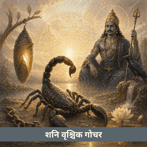 वृश्चिक राशि में शनि गोचर: गहन परिवर्तन और कठिन सीखों का उदय