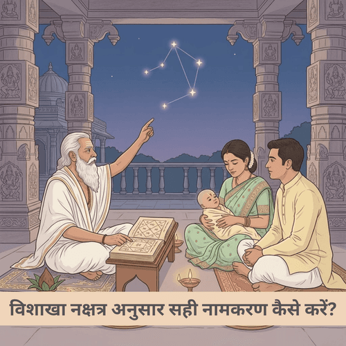 विशाखा नक्षत्र अनुसार सही नामकरण कैसे करें?