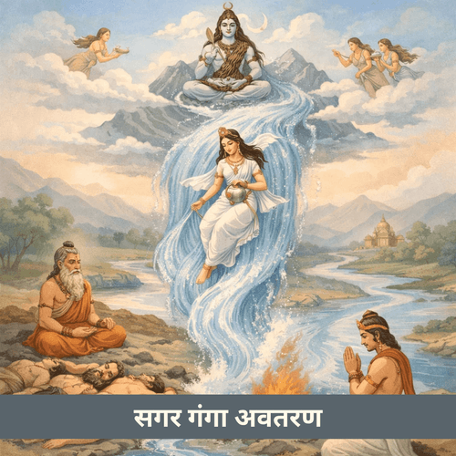 राजा सगर के पुत्र और गंगा अवतरण: मुक्ति की एकमात्र धारा का रहस्य