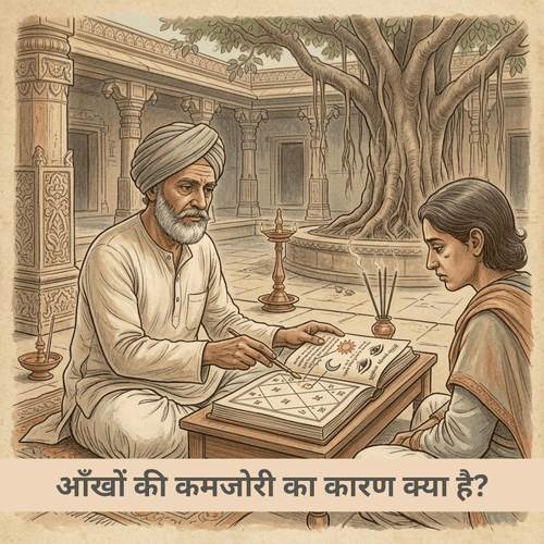 आँखों की कमजोरी का ज्योतिषीय कारण क्या है?