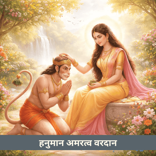 क्या सीता माता ने हनुमान को अमरता का वरदान दिया?