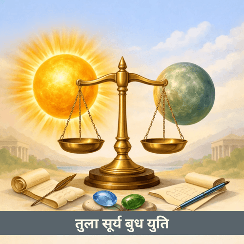 तुला राशि में सूर्य बुध युति 2026: संतुलन और स्पष्ट निर्णय का समय