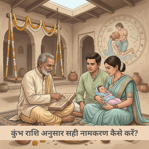 कुंभ राशि अनुसार सही नामकरण कैसे करें?