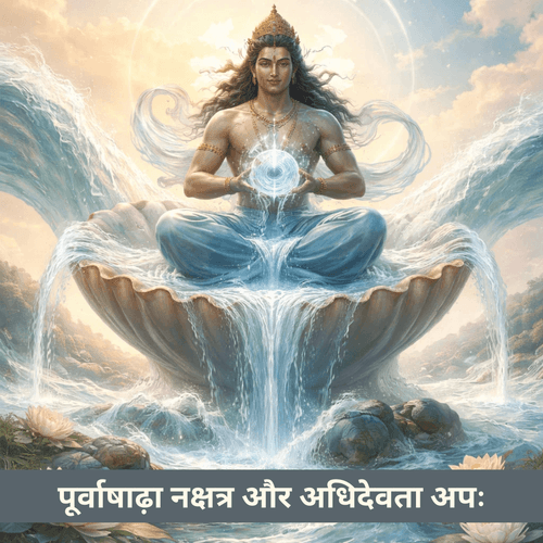 पूर्वाषाढ़ा नक्षत्र और अपः देव: अडिग जल की विजय और नवीनीकरण की शक्ति
