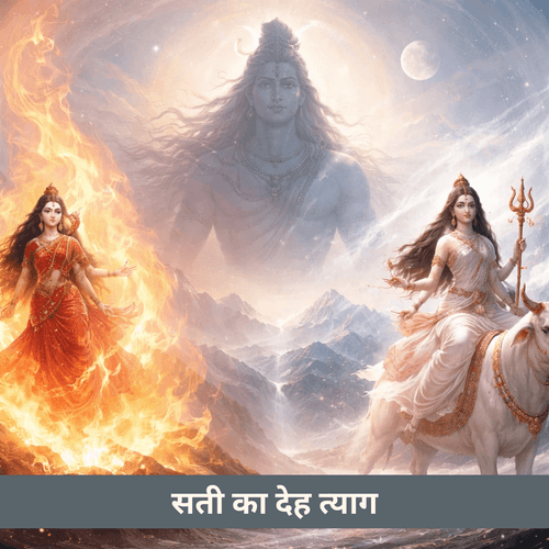सती का त्याग और शैलपुत्री के रूप में पुनर्जन्म: दिव्य योजना