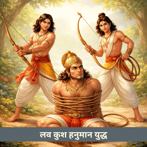 क्या लव-कुश ने हनुमान को पकड़ा: एक अनजानी लड़ाई जो पहचान का कारण बनी