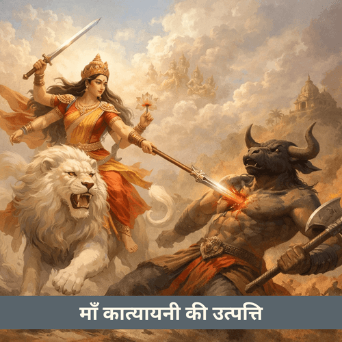 माँ कात्यायनी की उत्पत्ति और महिषासुर का अंत