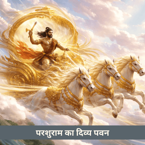 परशुराम का दिव्य वाहन पवन: गति और पवित्र संकल्प का प्रतीक