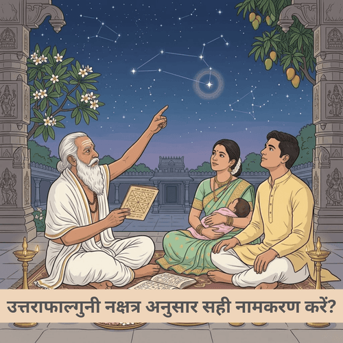 उत्तराफाल्गुनी नक्षत्र अनुसार सही नामकरण कैसे करें?