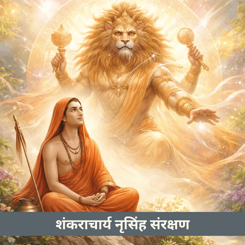 आदि शंकराचार्य और नरसिंह: जब भक्ति स्वयं सुरक्षा बन गई