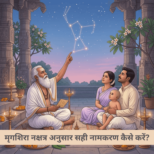 मृगशिरा नक्षत्र अनुसार सही नामकरण कैसे करें?