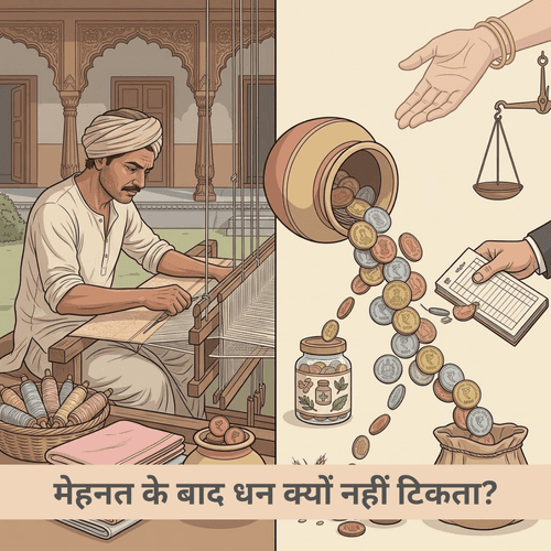 मेहनत के बाद धन क्यों नहीं टिकता?