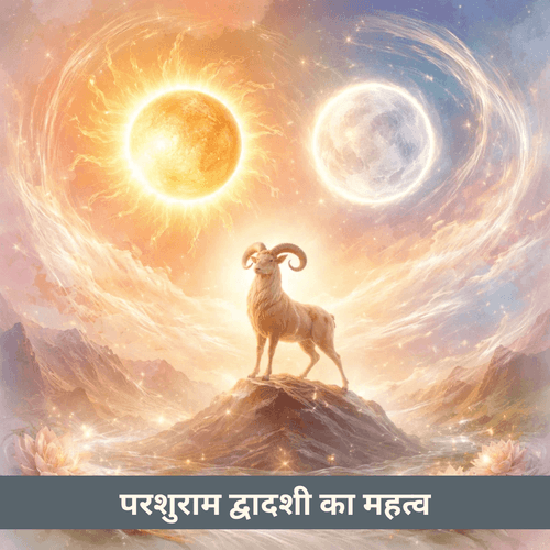 परशुराम द्वादशी का ज्योतिषीय महत्व: मेष में सूर्य और चंद्र का दिव्य संगम