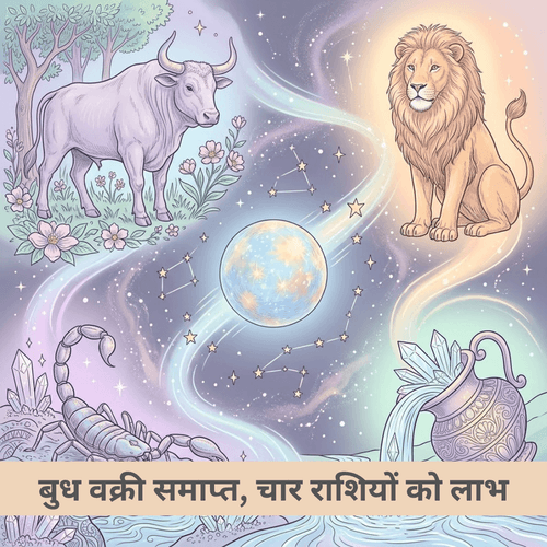 बुध वक्री समाप्त चार राशियों को लाभ