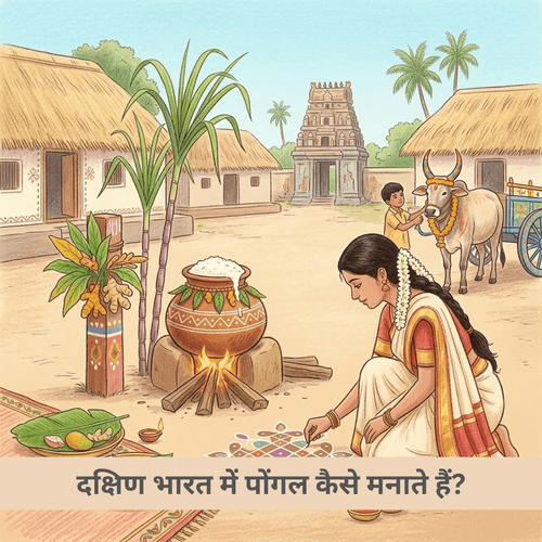 दक्षिण भारत में पोंगल कैसे मनाते हैं?