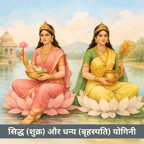 सिद्ध (शुक्र) और धन्य (बृहस्पति) योगिनी: समृद्धि के क्षण