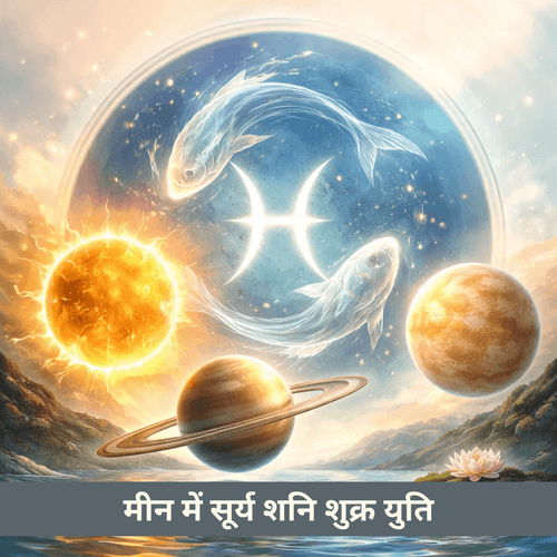 2026: मीन राशि में सूर्य, शनि और शुक्र का संयोग – 11 दिन की भावनात्मक सच्चाई
