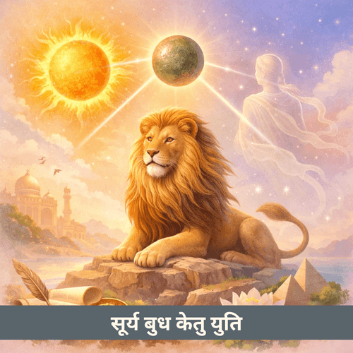 सिंह राशि में सूर्य, बुध और केतु का त्रिग्रह योग: आत्मनिरीक्षण और मानसिक स्पष्टता