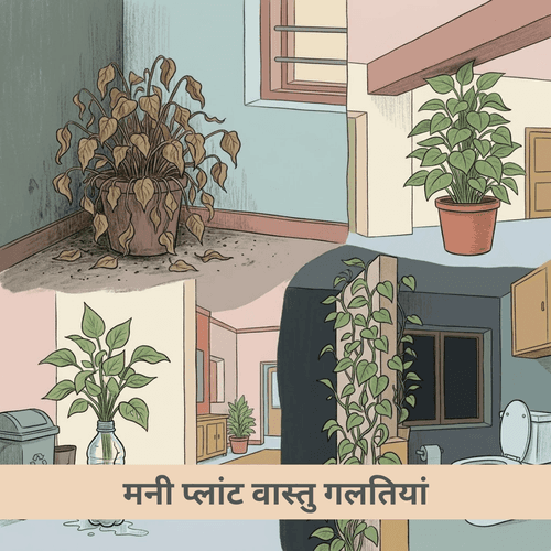 मनी प्लांट वास्तु गलतियां