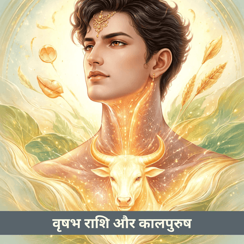 कालपुरुष में वृषभ: चेहरा, गला, आवाज और पोषण ऊर्जा का स्वामी