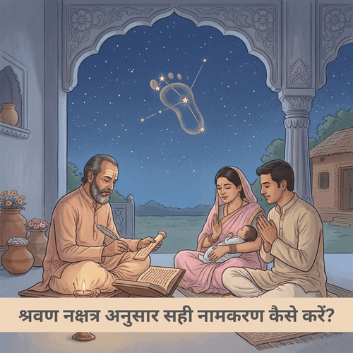 श्रवण नक्षत्र अनुसार सही नामकरण कैसे करें?