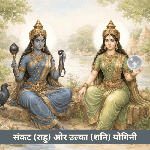 संकट (राहु) और उल्का (शनि) योगिनी - जीवन की चुनौतियों को नेविगेट करना