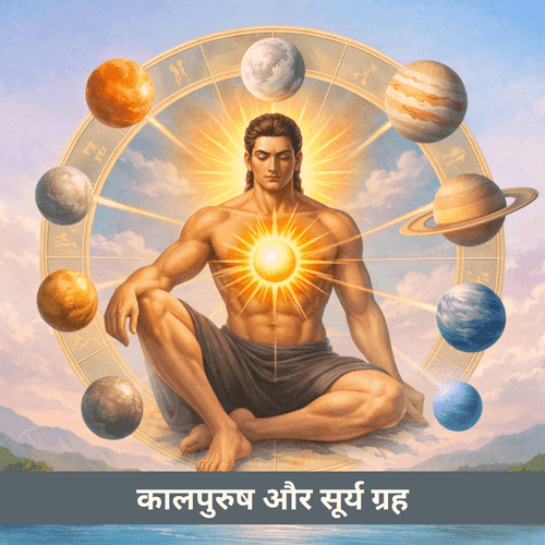 कालपुरुष और सूर्य ग्रह: जीवन चेतना और आंतरिक शक्ति का वैदिक दृष्टिकोण