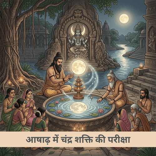 आषाढ़ में चंद्र शक्ति की परीक्षा