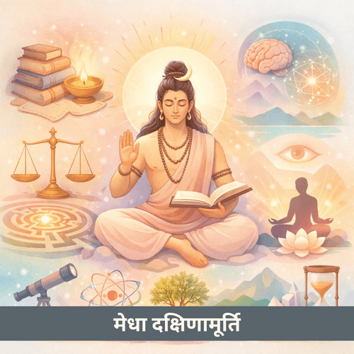 मेधा दक्षिणामूर्ति: बुद्धि और स्मरण के दिव्य देवता