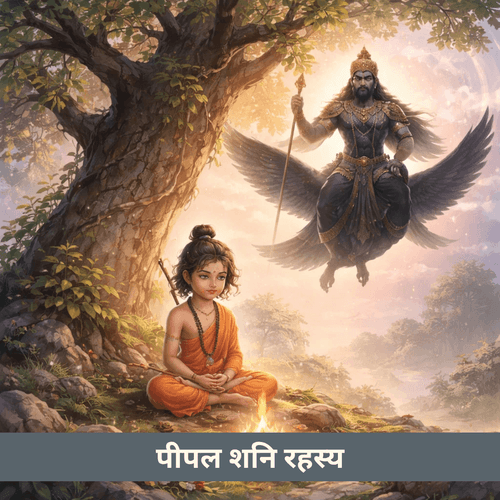 पीपल और शनि का रहस्य: तपस्या, क्रोध और दिव्य करुणा