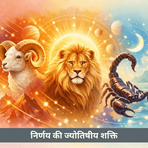 निर्णयों की ज्योतिषीय शक्ति: मेष, सिंह और वृश्चिक का रहस्य