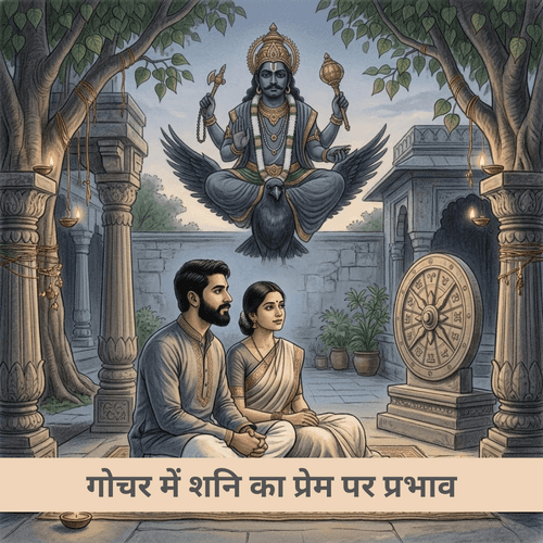गोचर में शनि का प्रेम पर प्रभाव