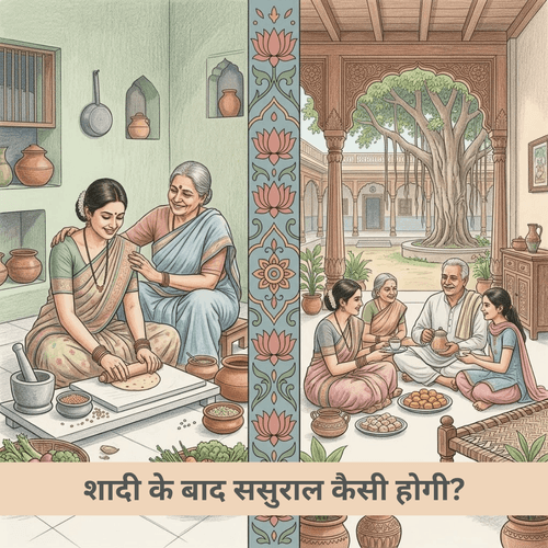 शादी के बाद ससुराल कैसी होगी?