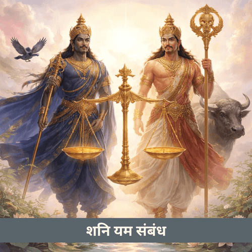 शनि और यमराज का संबंध: न्याय, कर्म और जीवन-मृत्यु का संतुलन