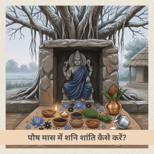 पौष मास में शनि शांति कैसे करें?
